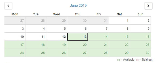date Select the date of the transfer
