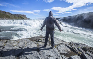 Gullfoss waterfall in the golden circle