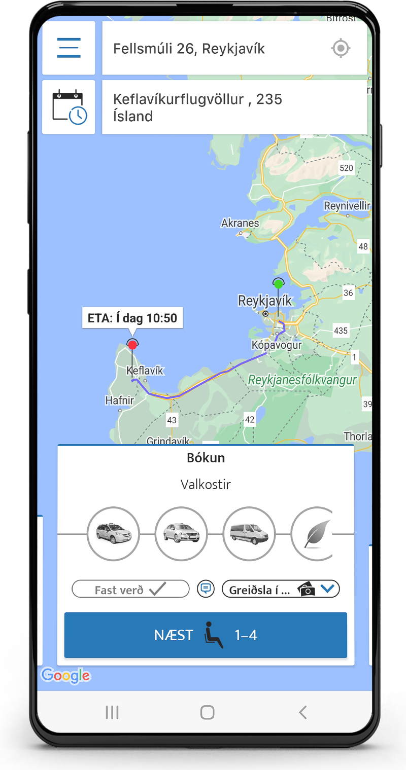 Hreyfils app